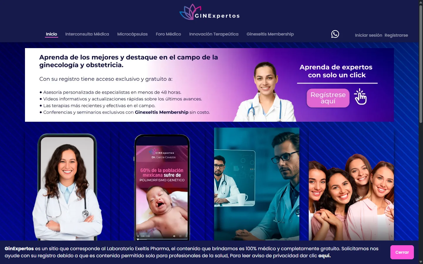 Captura de Ginexpertos